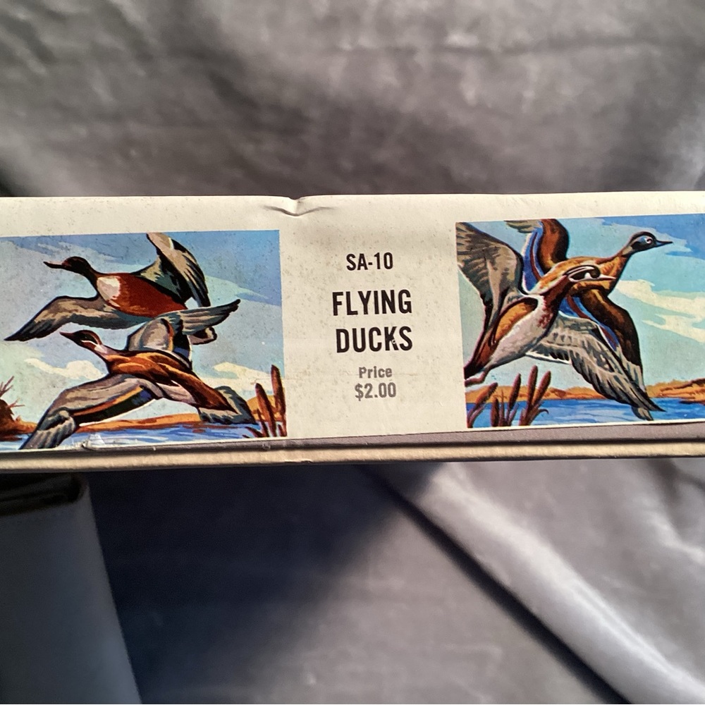 Two Vintage Silver Award Paint by Number. Numbered oil paint sets. 1960’s - Picture 11 of 12